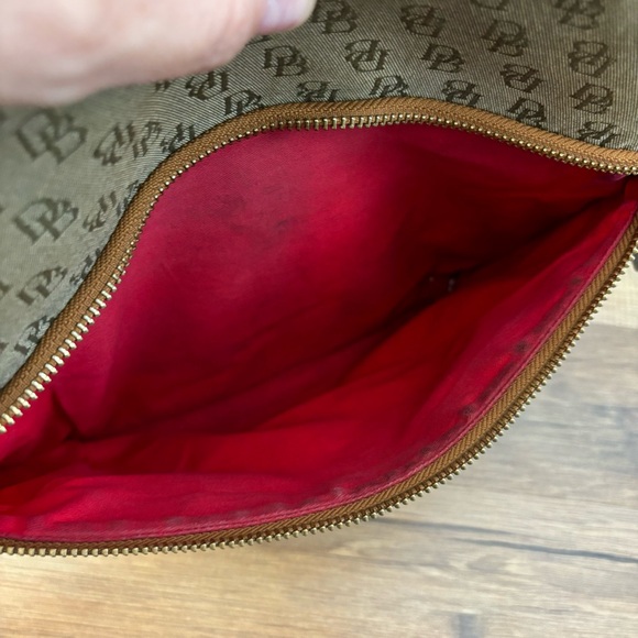 Dooney & Bourke Ivy Canvas Logo Classic Crossbody Bag Purse Vintage Women’s - Picture 4 of 9